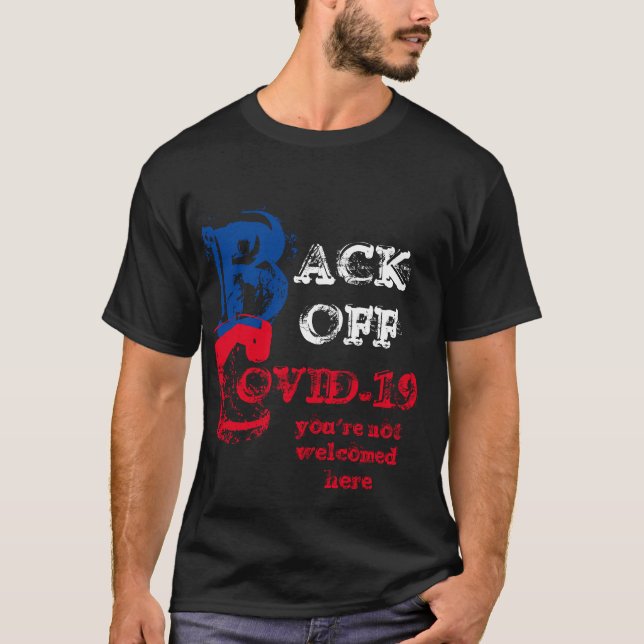 CAMISETA COVID-19 NÃO BEM-VINDO (Frente)