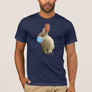 Camiseta CovID Mask Bunny (Escuro)