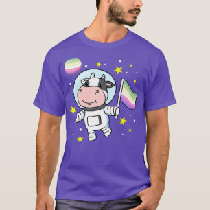 Camiseta Cow Astronaut Genderfae Pride 