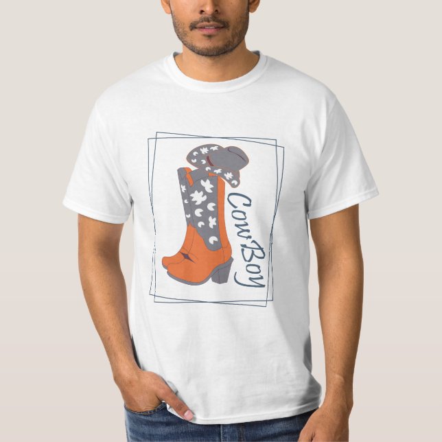 Camiseta Cow boy (Frente)