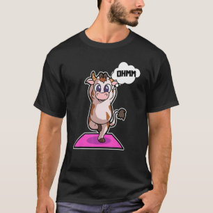 Camiseta Cow Calf Yoga Possui Ginástica Esportiva Ohm Pulso