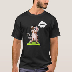 Camiseta Cow Calf Yoga Possui Ginástica Esportiva Ohm Pulso