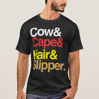 Camiseta Cow Cape Hair Slipper