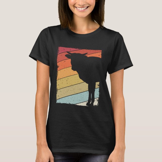 Camiseta Cow Cattle Farm Livestock Vintage Holstein Friesia (Frente)