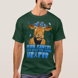 Camiseta Cow Colon Cancer Messed With The Wrong Heifer T-sh