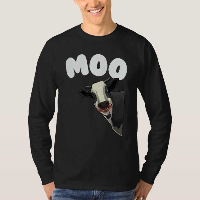 Camiseta Cow For Men Women Cow Farmer Dairy Farm Animal (Frente)