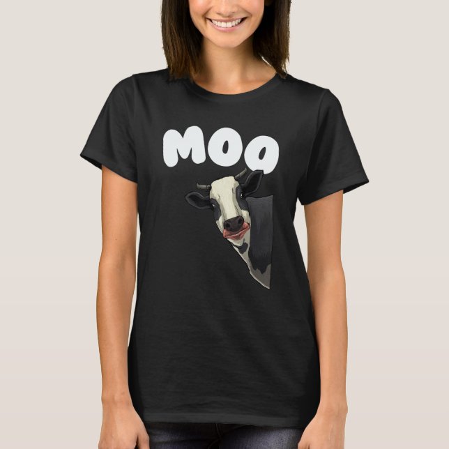 Camiseta Cow For Men Women Cow Farmer Dairy Farm Animal (Frente)
