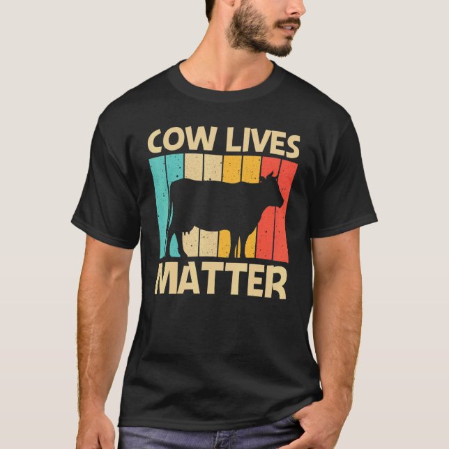 Camiseta Cow For Men Women Farm Animal Cow   Dairy Farmer (Frente)