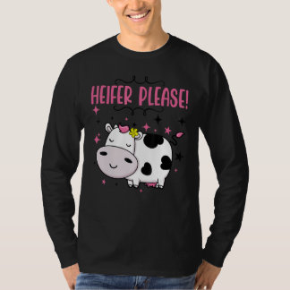 Camiseta Cow Heifer Please Baby Little Girl Outfit Kids To