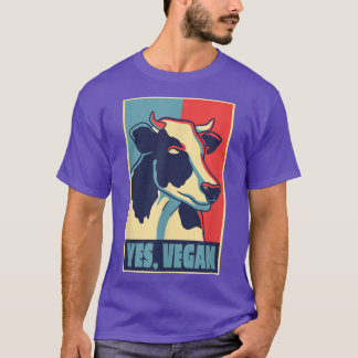 Camiseta Cow poster vegan