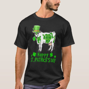 Camiseta Cow St Patricks Day Lucky Farmer Cow Matching Fami