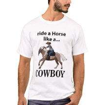 Cowboy Caminha Um Cavalo Como Um Cowboy