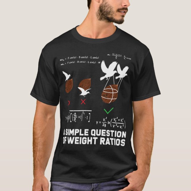 Camiseta Cowboy da série Math Weights and Ratios (Frente)