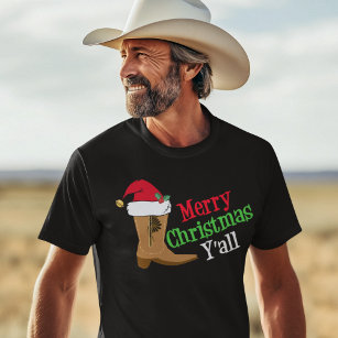 Camiseta Cowboy Feliz Natal Yall