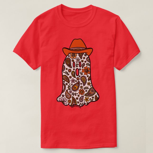 Camiseta Cowboy Ghost (Frente do Design)