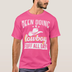 Camiseta Cowboy Hat Cowgirl Rodeo Bull Cavalo Andando Caval