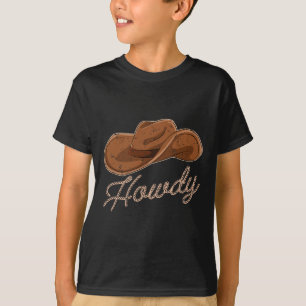 Camiseta Cowboy Hat Howdy Western Country Cowboy