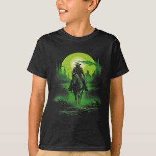 Camiseta Cowboy Horseck Dirigindo Saloon Gunwar Sheriff 1
