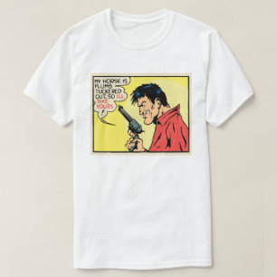 Camiseta Cowboy Legal da Era de Ouro • Arte Pop Outlaw West