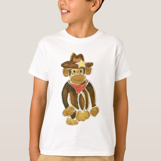 Camiseta Cowboy Monkey (Frente)