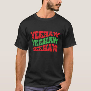 Camiseta Cowboy Natal Yeehaw Cowboy Ocidental