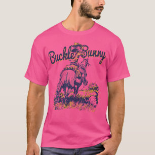 Camiseta Cowboy Ranch Buckle Bunny Western Cowgirl