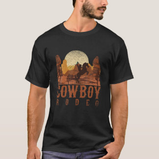 Camiseta Cowboy Rodeo Western Texan Gift Horseback Ringue C