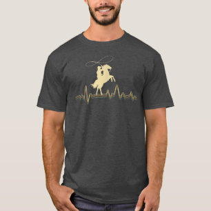 Camiseta Cowboy Roping Roper Horse Andando Equestre