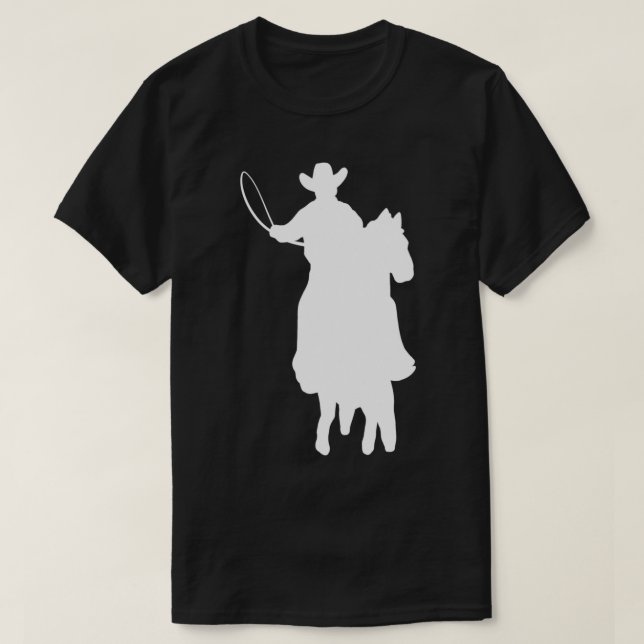 Camiseta Cowboy Silhouette Cowboy Fanatic (Frente do Design)