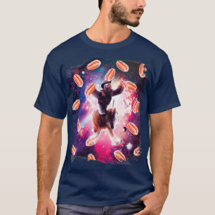 Camiseta Cowboy Space Sloth No Wolf Unicorn Hot Dog