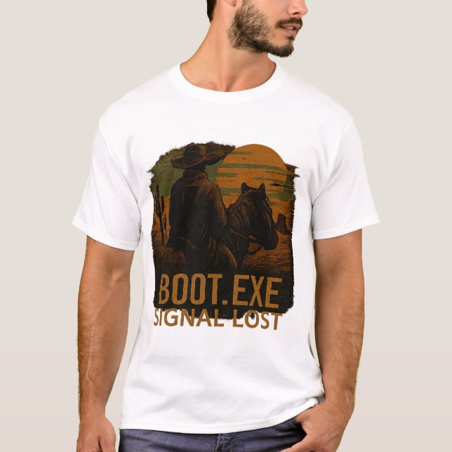 Camiseta Cowboy-themed T-shirt  (Frente)