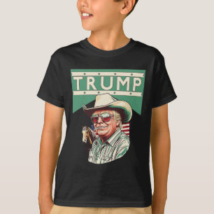 Camiseta Cowboy Trump Trump É Meu Presidente