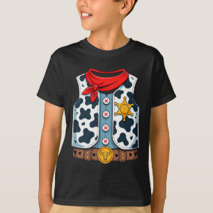 Camiseta Cowboy Vest Western Sheriff Figurume Legal Easy Ha