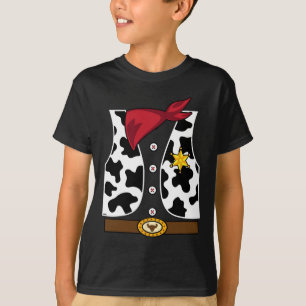 Camiseta Cowboy Vest Western Sheriff Figurume Legal Easy Ha