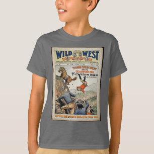 Camiseta Cowboy Wild West Personaliza NOME e SMS Boys
