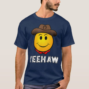 Camiseta Cowboy Yeehaw Emoji T shirt Western Rodeo Tee
