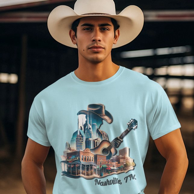 Camiseta Cowboys e Country Music em Nashville, TN (Criador carregado)