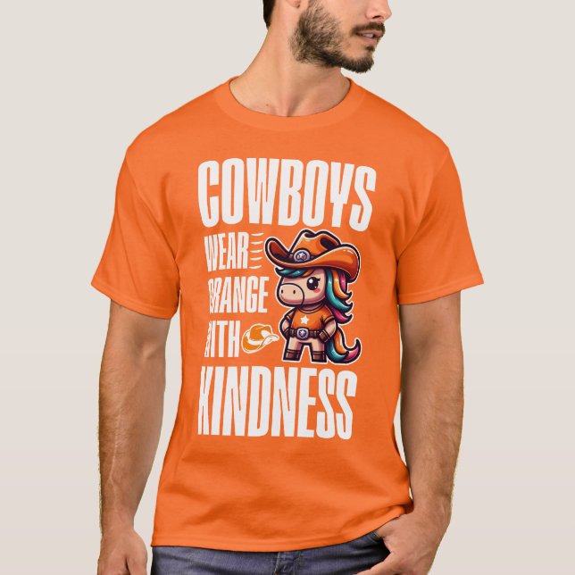 Camiseta Cowboys Vestem Orange (Frente)