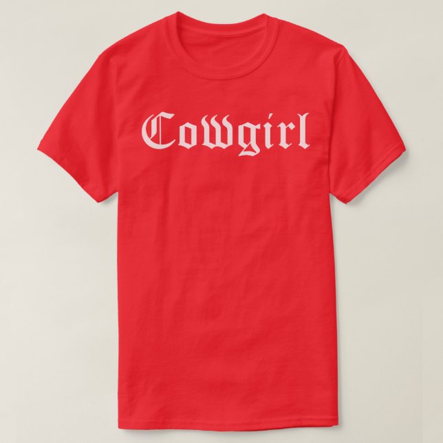 Camiseta Cowgirl 1 (Frente do Design)