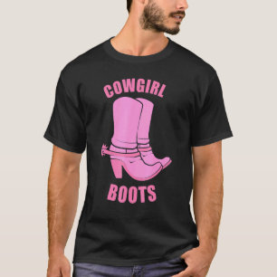 Camiseta Cowgirl Boots Country Horse Rodeo Western Princess