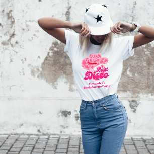 Camiseta Cowgirl de Discoteca Festa de Solteira Rodeio Rosa