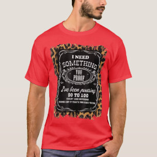 Camiseta Cowgirl do Leopardo do Oeste Eu preciso de algo