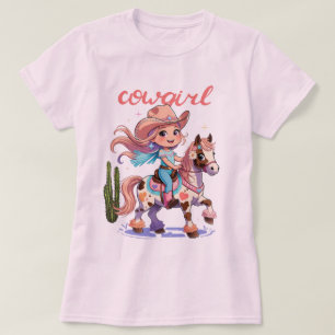 Camiseta Cowgirl Joyride - Aventura Ocidental para Cavalos 