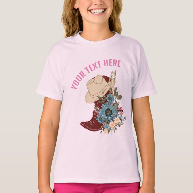 CAMISETA COWGIRL KID (Frente)