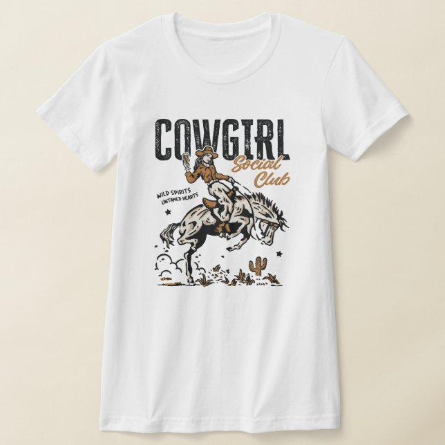 Camiseta Cowgirl Social Club (Postura )