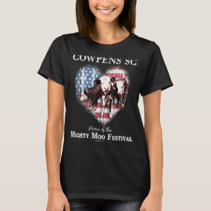 Camiseta Cowpens Sc Lar Da Mighty Moo Festival South C