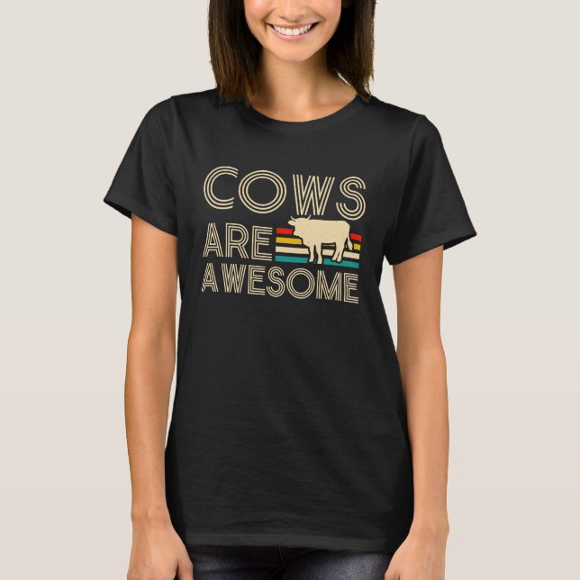Camiseta Cows Are Awesome  1 (Frente)