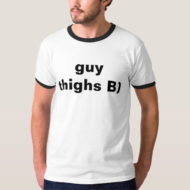 Camiseta coxas da cara B) (Frente)