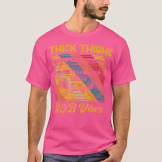 Camiseta Coxas Espessas E Rb Vibes Bonitas Raparigas Rb De