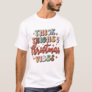 Camiseta Coxas Espessas E Víblias De Natal